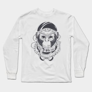 Astronaut Monkey Long Sleeve T-Shirt